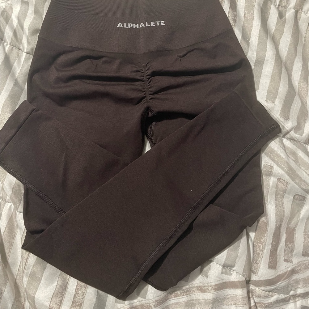 New Alphalete Chocolate Leggings Gem